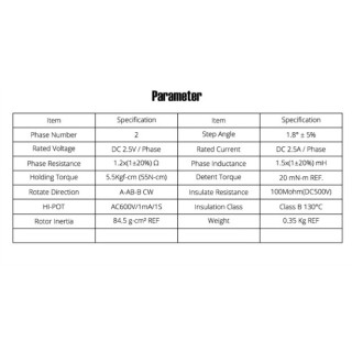 Original Mellow LDO NEMA17 Stepper Motor 42STH48 2504AC 48 mm